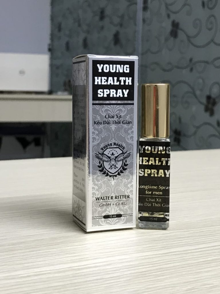 Chai Xịt Young Health Bạc kéo dài thời gian xuất tinh sớm
