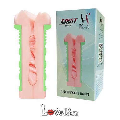 Âm Đạo Giả Youcup First Night Silicon Mềm Mịn 2 Lòng Hút Chân Không