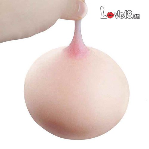 Âm Đạo Giả Vú Silicon 2 Trong 1 Siêu Mềm Chính Hãng