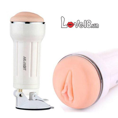 Âm đạo giả AK Hot gắn tường rung cao cấp trải nghiệm sướng
