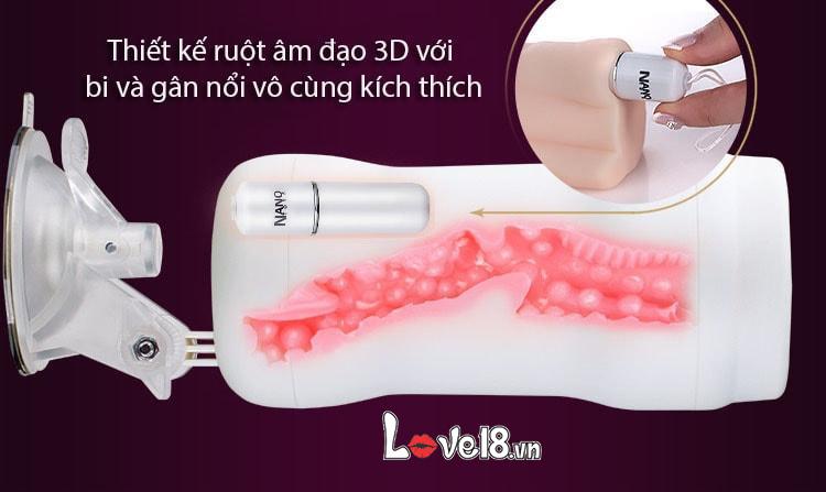 Âm Đạo Giả Nano Original AD55 Gắn Tường Rung Siêu Thật