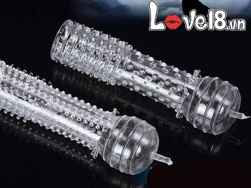 Bao Cao Su Đôn Siêu Gân Gai Trong Suốt Kích Thích Mạnh Mẽ