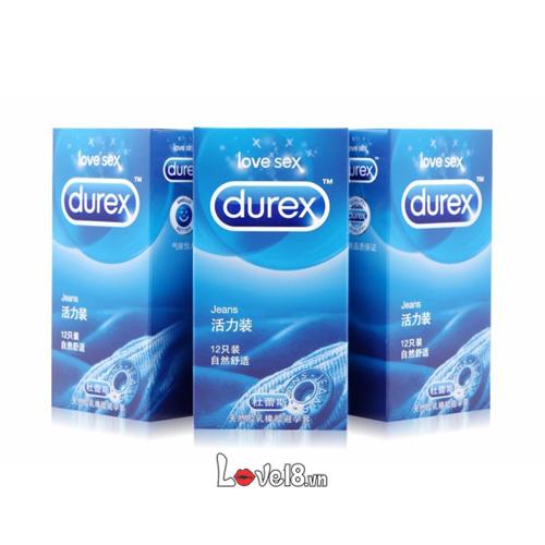 Bao cao su Durex nhiều gel bôi trơn an toàn mềm mại chống rát