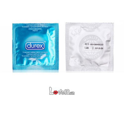 Bao cao su Durex nhiều gel bôi trơn an toàn mềm mại chống rát