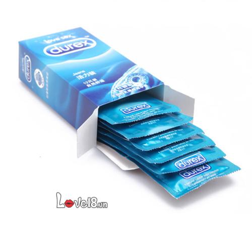 Bao cao su Durex nhiều gel bôi trơn an toàn mềm mại chống rát
