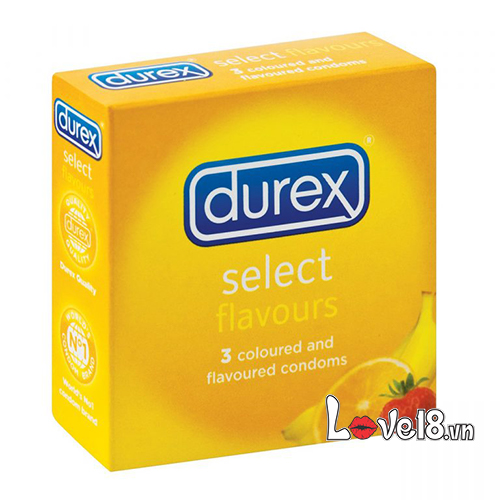Bao Cao Su Durex Hương Trái Cây Mỏng Ngừa Thai An Toàn