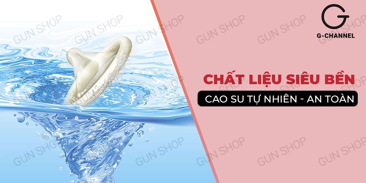 Bao cao su Toshiro Long Shock 4in1 kéo dài thời gian chống tuột