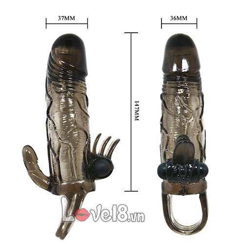 Bao đôn quai đeo Braveman rung 3 đầu tăng khoái cảm nam