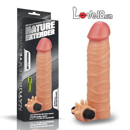 Lovetoy Extender Bao Đôn Rung Mềm Mịn Tăng Khoái Cảm Ngọt Ngào