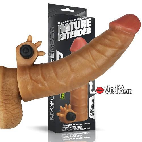 Lovetoy Extender Bao Đôn Rung Mềm Mịn Tăng Khoái Cảm Ngọt Ngào