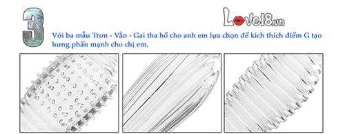 Bao đôn trong suốt có rung Cobiiy tăng khoái cảm siêu hấp dẫn