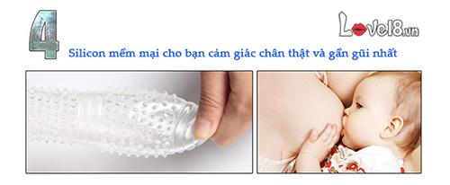 Bao đôn trong suốt có rung Cobiiy tăng khoái cảm siêu hấp dẫn