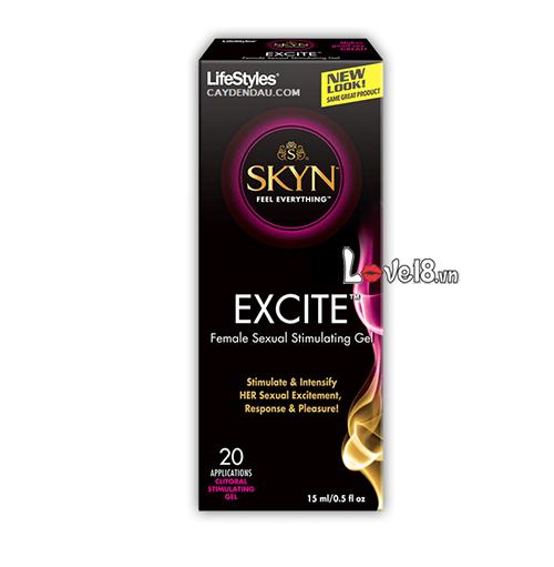 Gel Bôi Trơn Nữ Lifestyle Excite Tăng Khoái Cảm Mạnh Mẽ An Toàn Mỹ