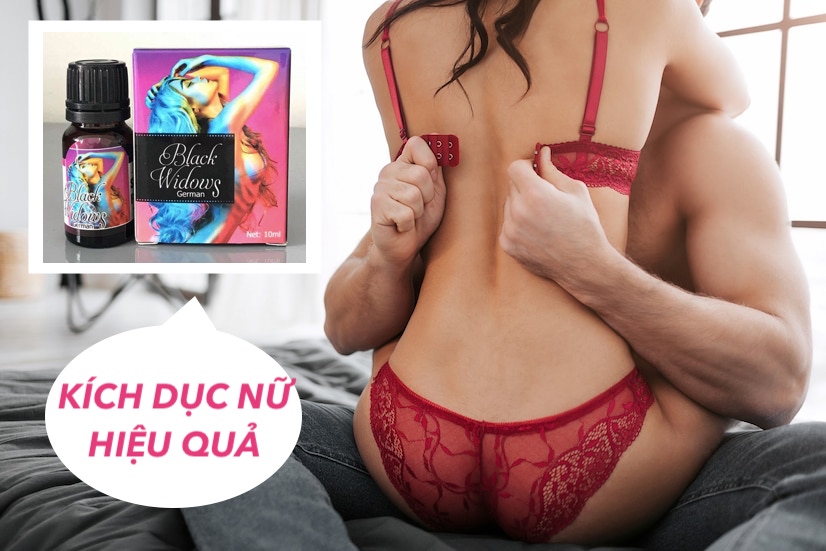 Thuốc kích dục nữ Black Widow German dạng nước không mùi hiệu quả an toàn giá tốt