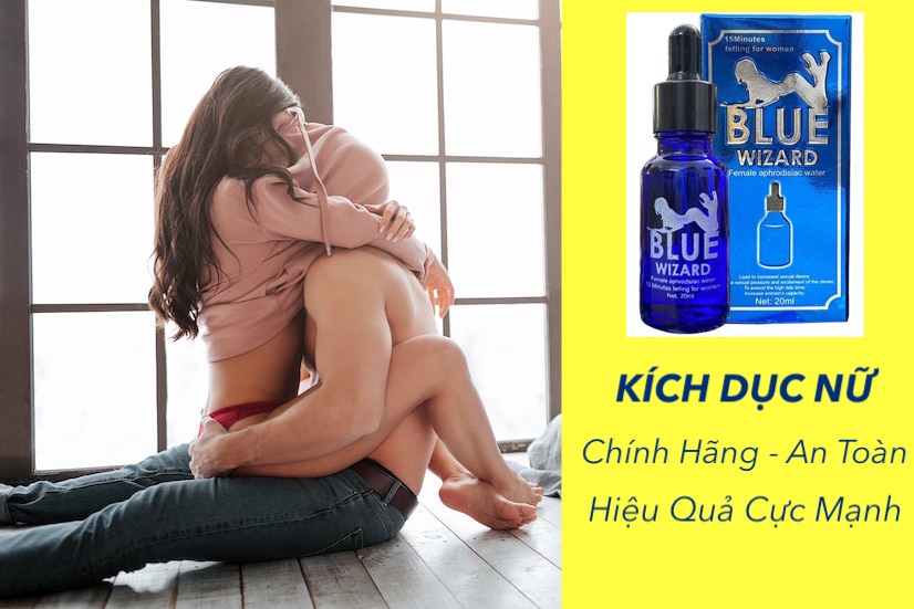 Sỉ Thuốc Blue Wizard kích dục nữ 15ml tác dụng mạnh chính hãng  loại tốt