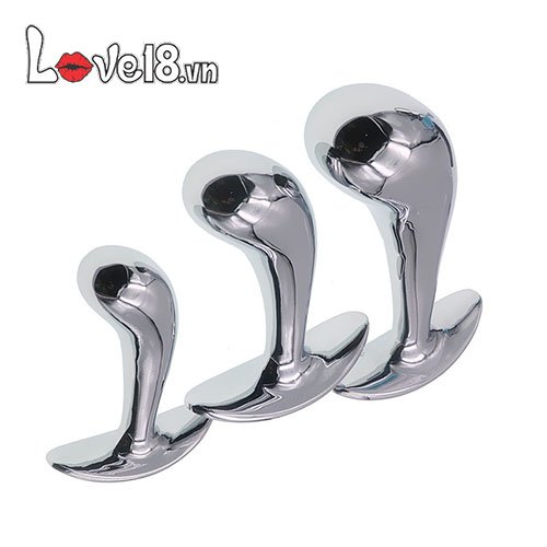 Bộ 3 dụng cụ inox massage hậu môn cho người đồng tính an toàn tiện lợi