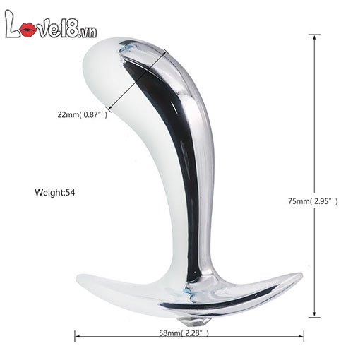 Bộ 3 dụng cụ inox massage hậu môn cho người đồng tính an toàn tiện lợi