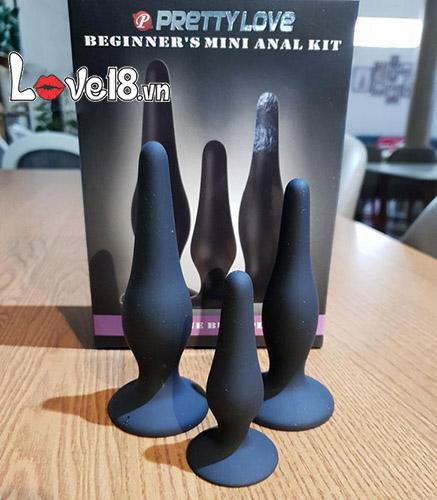 Bộ 3 Phích Hậu Môn Mini Mềm Mại Prettylove Đầy Hấp Dẫn