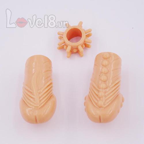 Bộ Đôn Silicon Vòng Gai Tăng Cường Sinh Lực Kéo Dài Thời Gian