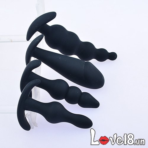 Bộ Dụng Cụ Kích Thích Hậu Môn 4 Món Cho Nam - Tăng Khoái Cảm