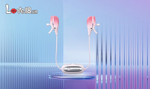 Bộ Kẹp Nhũ Hoa Rung Lovense Gemini Điều Khiển App Kích Thích