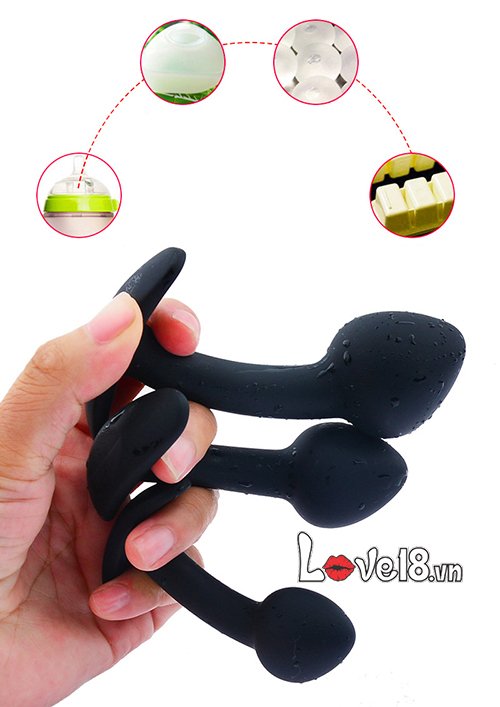 Bộ 3 phích cắm hậu môn cao cấp Kích Thích Tột Đỉnh