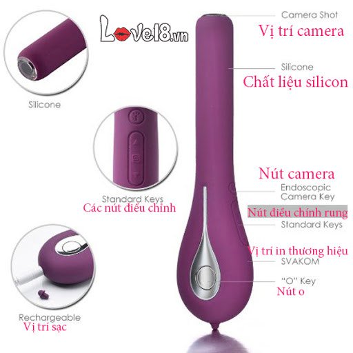 Cây Rung Điểm G Siime Eye Camera Svakom Cao Cấp Kích Thích