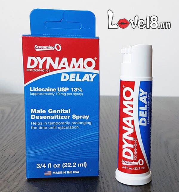 Cửa hàng bán Chai xịt Mỹ Dynamo Delay - Kéo dài thời gian - Chai 22ml giá sỉ