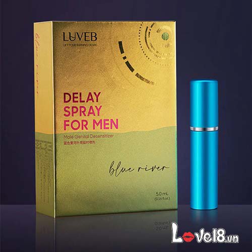 Chai xịt kéo dài quan hệ Svakom Luveb Blue River chính hãng USA