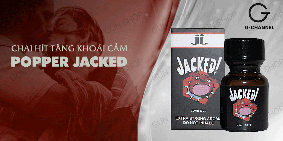 Popper Jacked 10ml Mỹ chính hãng tăng khoái cảm an toàn