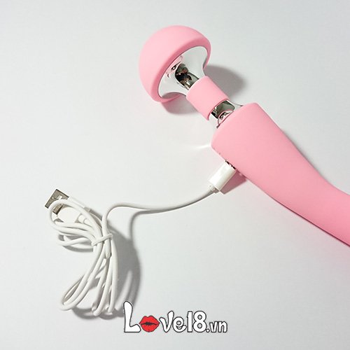 Chày Rung Hai Đầu Magic Silicon Y Tế Kích Thích Mạnh