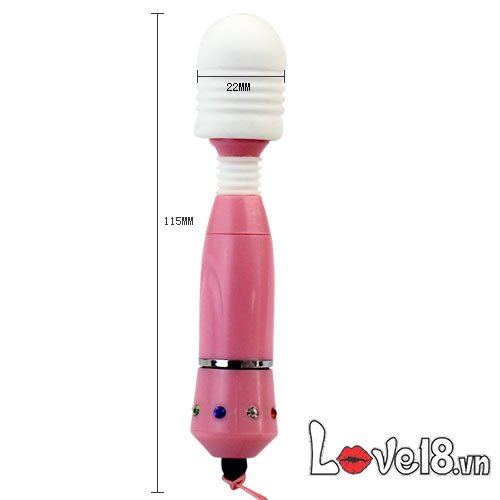 Chày Rung Mát Xa Mini 3 Đầu Silicon cao cấp, rung đa chế độ, kích thích mạnh