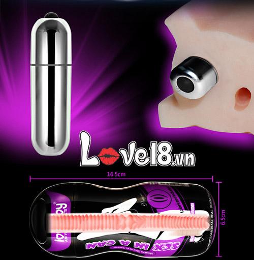Cốc thủ dâm âm đạo giả Lovetoy rung mạnh kích thích thật