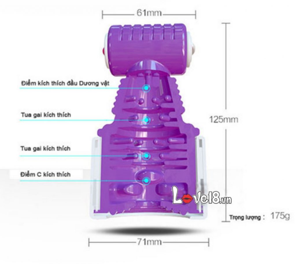 Cốc Thủ Dâm Rung Super YouCups Kích Thích Mạnh Mẽ