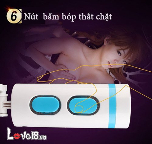 Cốc thủ dâm tách đôi gắn tường rung Nhật Bản silicon cao cấp tiện lợi
