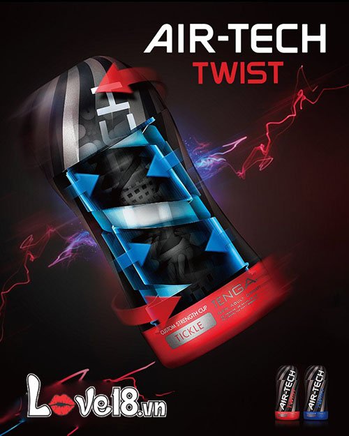 Cốc thủ dâm Tenga Airtech Twist cao cấp Nhật Bản silicon an toàn