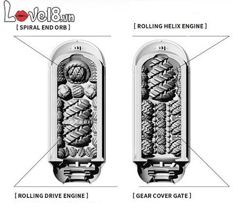 Cốc thủ dâm tự động Tenga Flip Zero EVR siêu rung xoay cao cấp