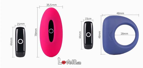 Combo vòng đeo dương vật trứng rung quần lót điều khiển app giá tốt