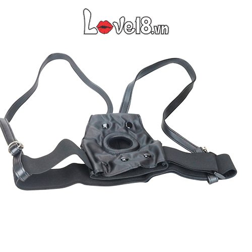 Đai đeo da Lovetoy lỗ gắn dương vật cho les bảo hành chính hãng