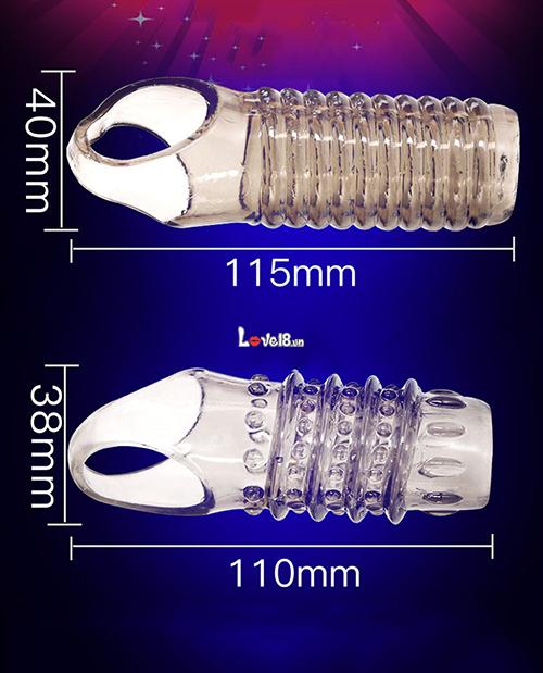 Bao đôn dên khúc giữa JIUAI có quai đeo, gai silicon kích thích