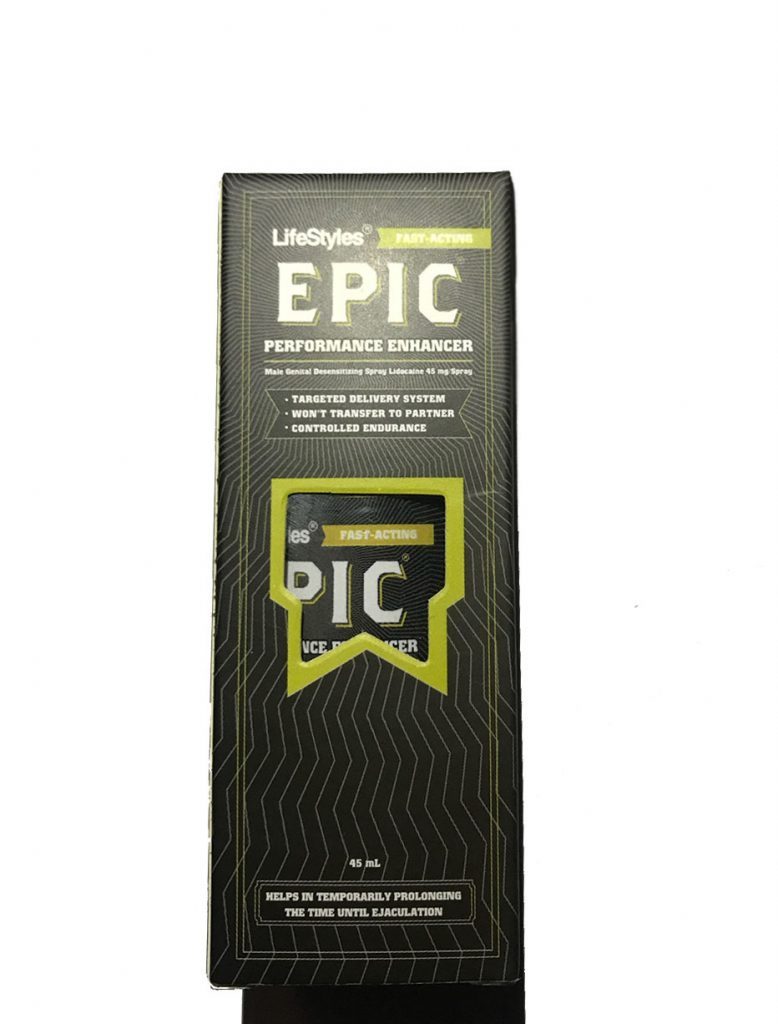 Chai Xịt Kéo Dài Epic 45ml Hỗ Trợ Xuất Tinh Sớm Tăng Kích Thước