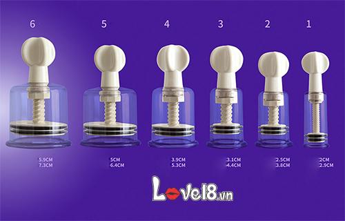 Dụng Cụ Chụp Mút Ngực Kích Thích Cực Sướng Đa Năng