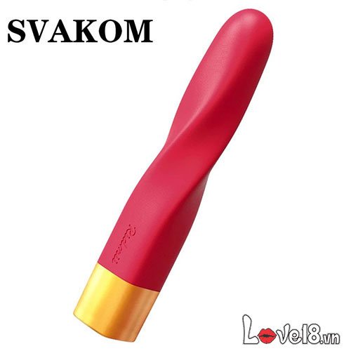 Dụng cụ kích thích điểm G Svakom Finn cao cấp Rung 10 chế độ Hồng đậm