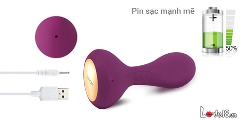 Dụng cụ kích thích hậu môn Svakom Julie điều khiển từ xa cao cấp