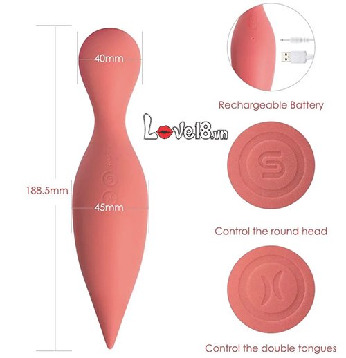 Đại lý Dụng cụ massage đa điểm 2 đầu Svakom Siren  giá tốt