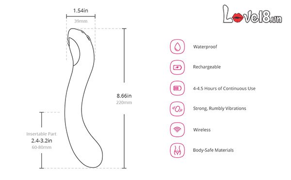 Dụng cụ massage điểm G Lovense Osci 2 cao cấp điều khiển app giá tốt