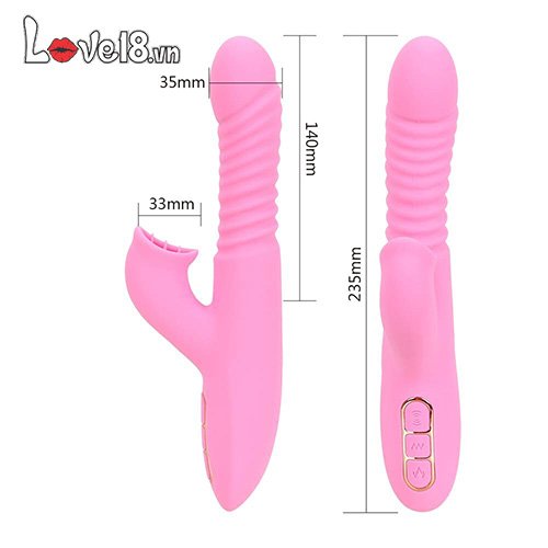 Dụng cụ massage điểm G Dibe rung thụt liếm sưởi ấm cao cấp
