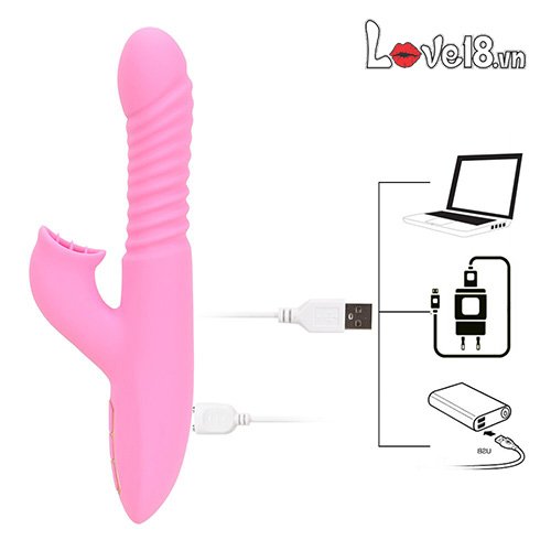 Dụng cụ massage điểm G Dibe rung thụt liếm sưởi ấm cao cấp