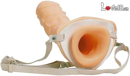 Dương vật dây đeo rỗng ruột silicon, co giãn, bảo hành 7 ngày
