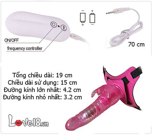 Dương vật dây đeo siêu rung mạnh mẽ thôi thúc khoái cảm